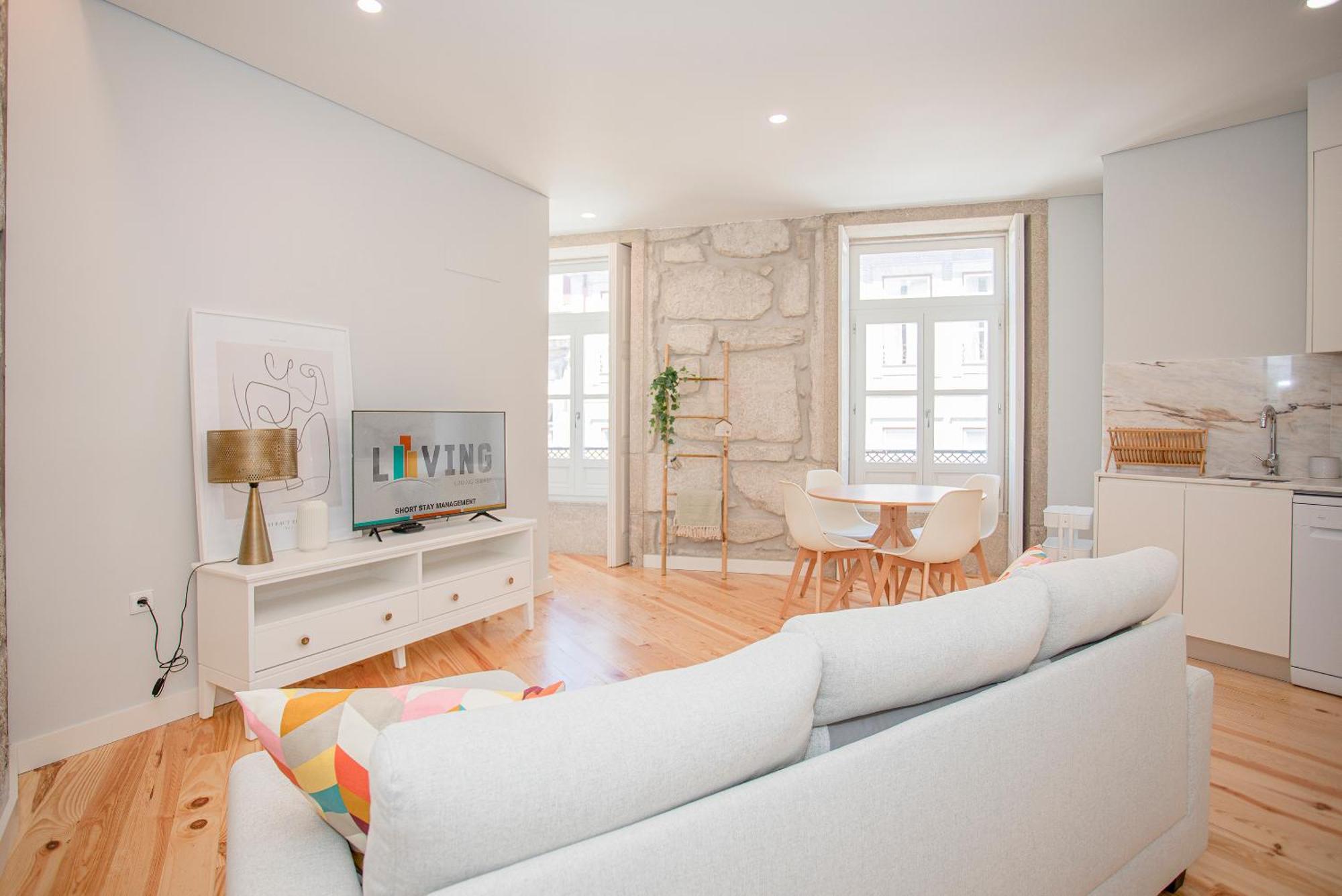 Liiiving In Porto - Aliados Stone Apartment Luaran gambar